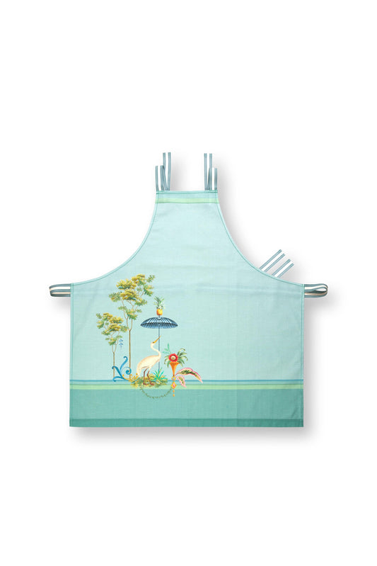 Apron Jolie Heron Big Blue 85x88cm