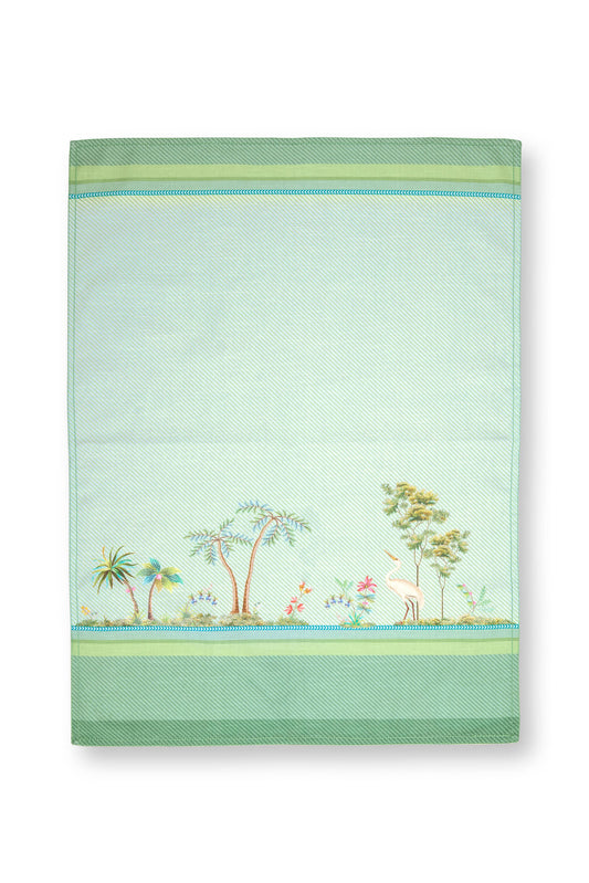 Tea Towel Jolie Heron Small Green 50x70cm