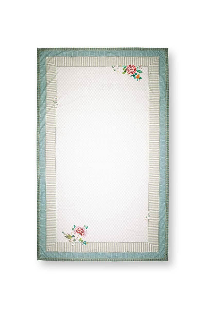 Tablecloth Blushing Birds Khaki 150x300cm