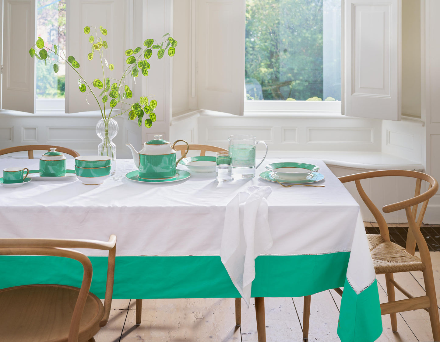Table Cloth Chique Green 160x260cm