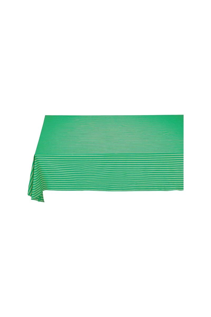 Tablecloth Stripes Green 160x250cm
