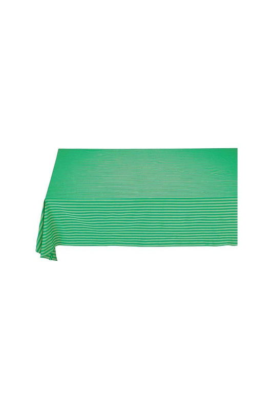 Tablecloth Stripes Green 160x250cm