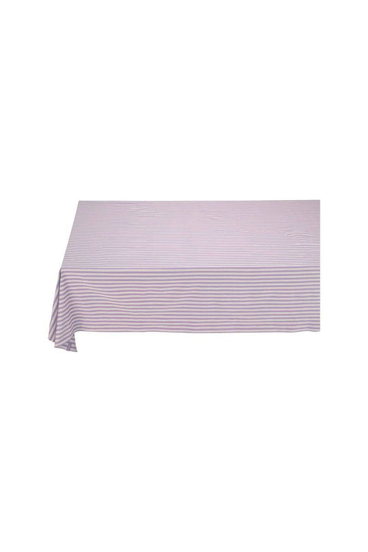 Tablecloth Stripes Lilac 160x250cm