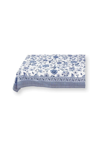 Tablecloth Royal Regal Flower Blue 160x260cm