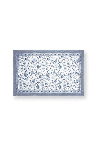 Tablecloth Royal Regal Flower Blue 160x260cm