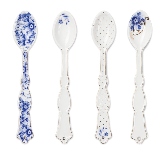 Gift Set of 4 Teaspoons Royal White