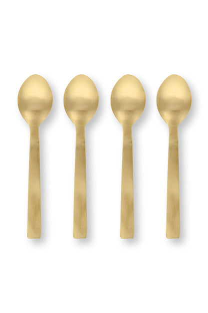 Gift Set of 4 Spoons Enamelled Berry Blues 14.5cm