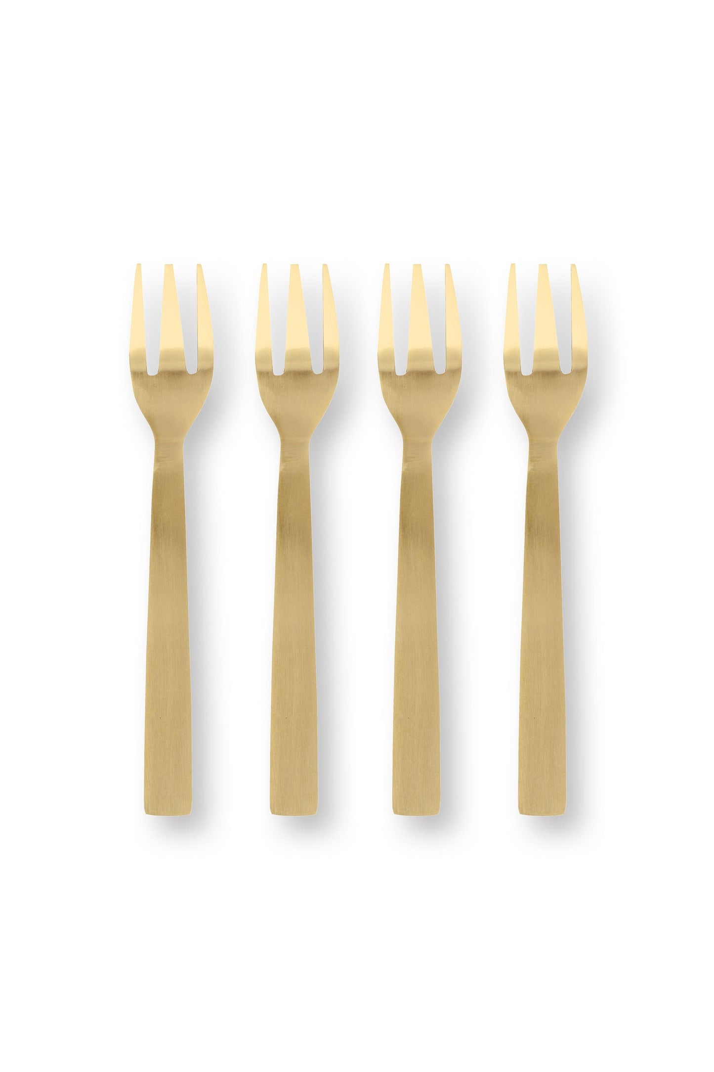 Gift Set of 4 Cake Forks Enamelled Berry Blues 14.5cm