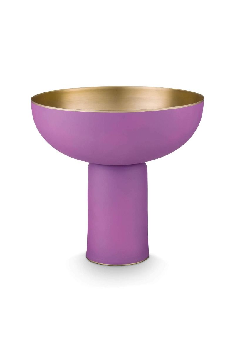 High Tray Metal Matte Lilac 24x23cm