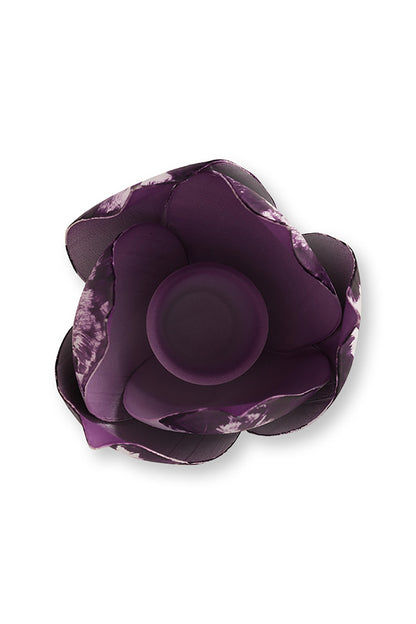 Gift Set of 2 Tulip Candle Holders Metal Lilac