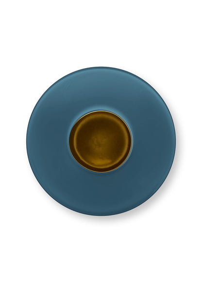 Vase Metal Blue 32cm