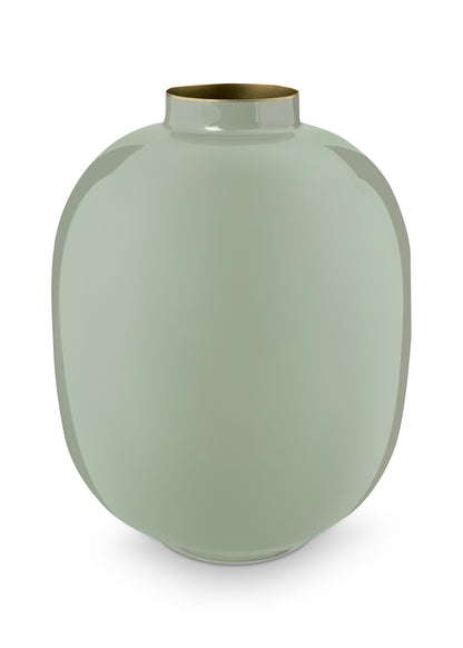 Vase Metal Green 32cm