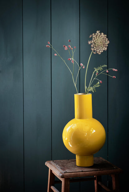 Vase Metal Medium Ocher 24x40cm