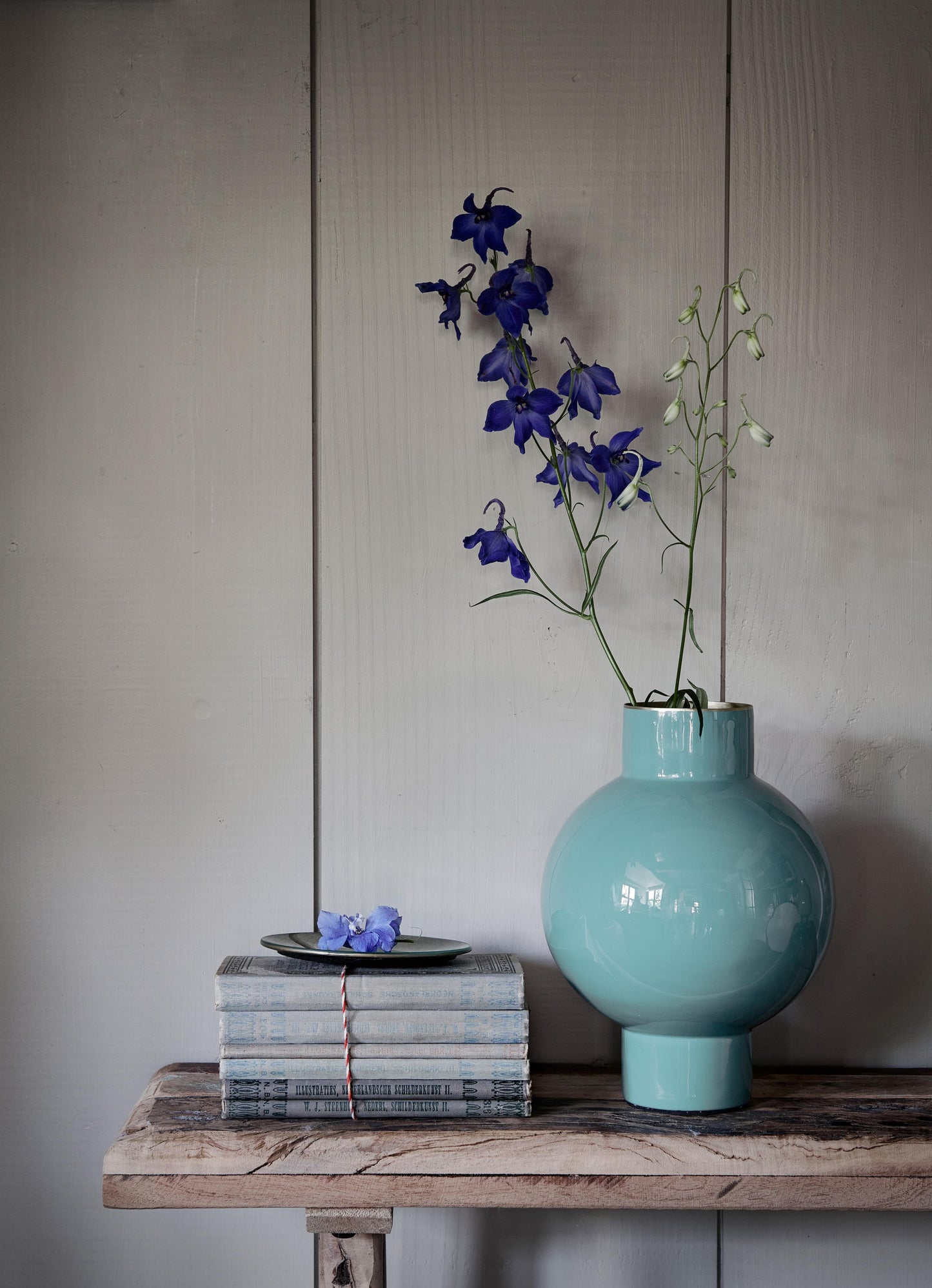 Vase Metal Small Sea Green 18x24cm