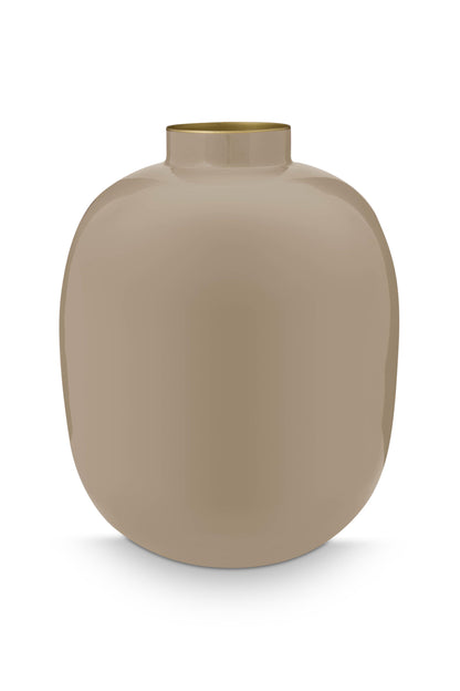 Vase Metal Khaki 32cm