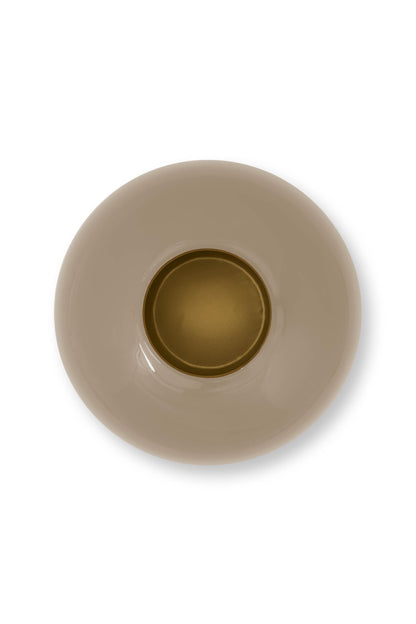 Vase Metal Khaki 32cm
