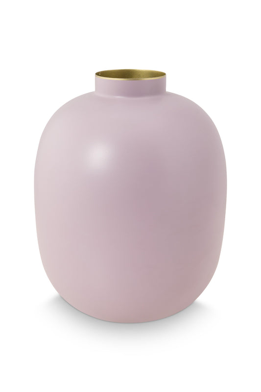 Vase Metal Matte Lilac 32cm