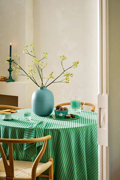 Vase Metal Matte Light Blue 32cm