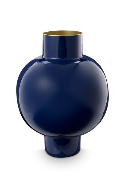 Vase Metal Large Royal Blue 31.5x42cm