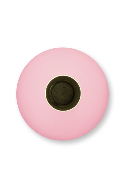 Vase Metal Large Matte Light Pink 24.5x42cm