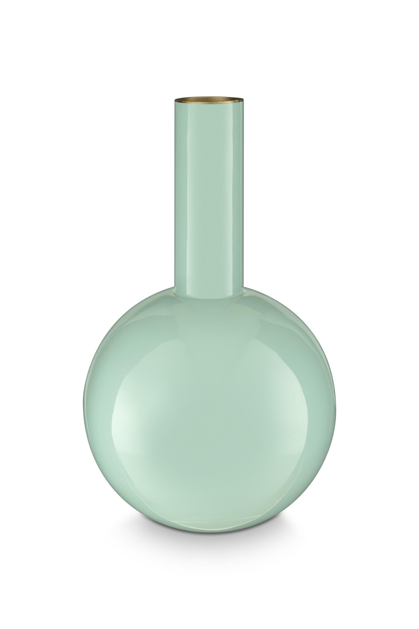 Vase Metal Medium Blue 19x33cm