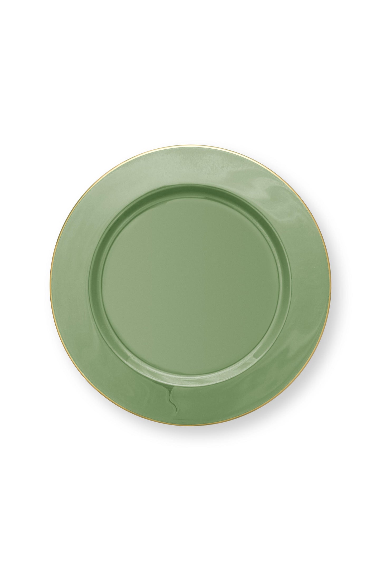 Plate Metal Mid Green 32cm