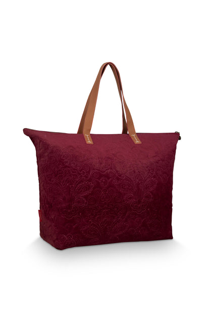 Tote Bag Velvet Quiltey Days 66x20x44cm