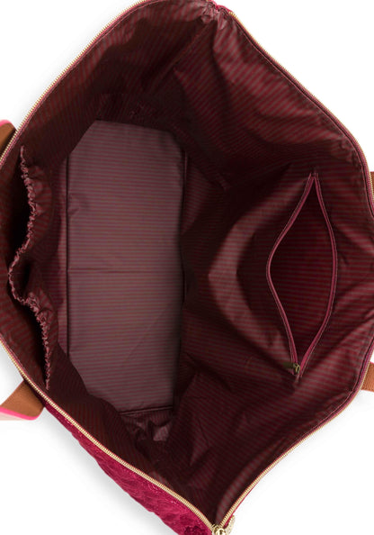 Tote Bag Velvet Quiltey Days 66x20x44cm