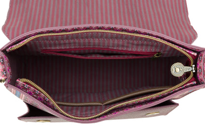 Cross Body Flap Clover 25x7x20cm