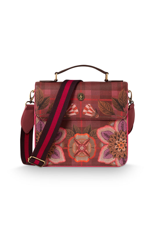 Frances Cross Body Flap Flores Felices 25x9x21.5cm