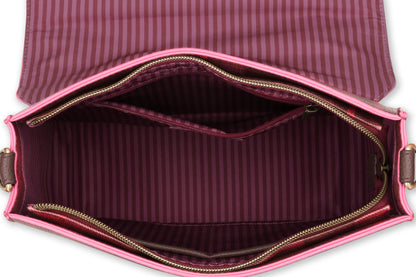 Frances Cross Body Flap Flores Felices 25x9x21.5cm