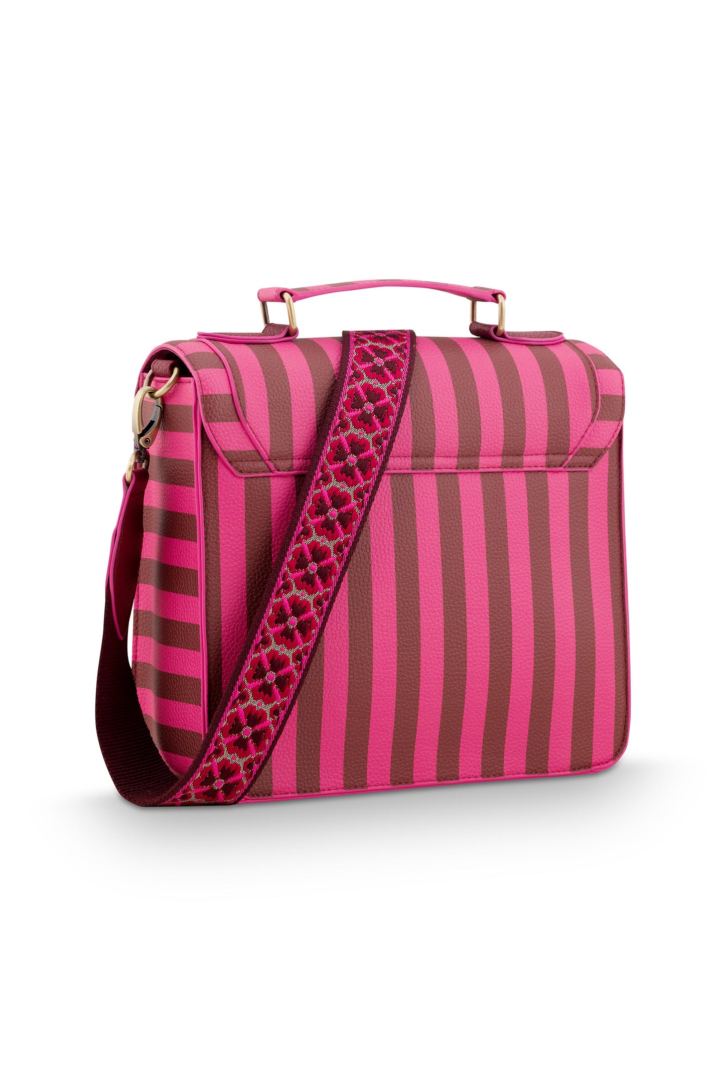Frances Cross Body Bag Medium Stripe 25x9x21.5cm
