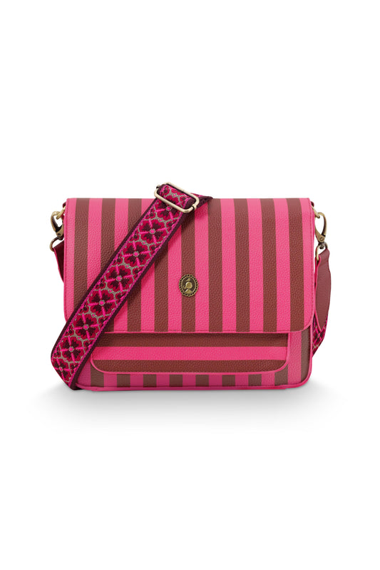 Fenna Cross Body Bag Medium Stripe 25x7x20cm