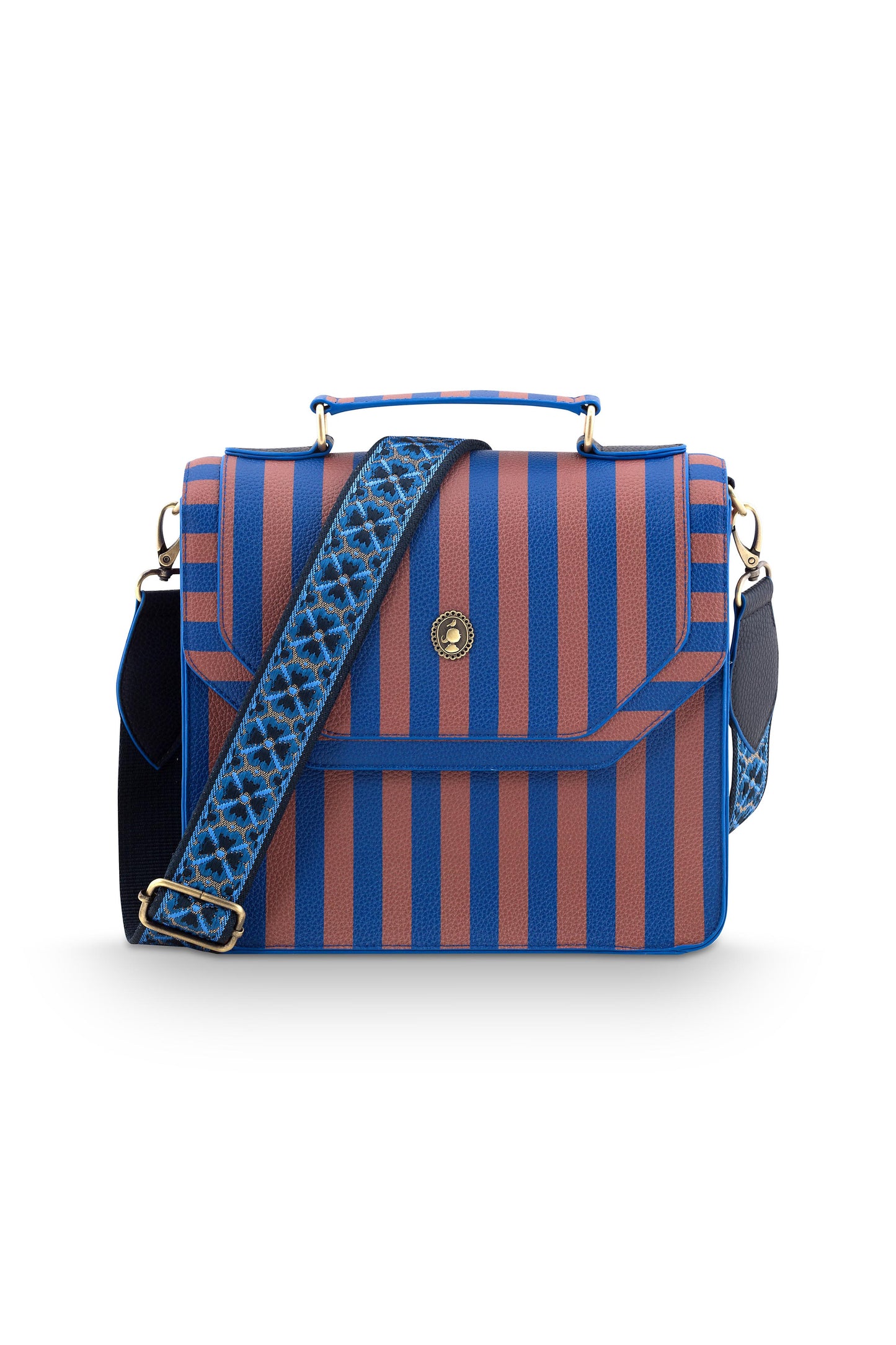 Frances Cross Body Bag Medium Stripe 25x9x21.5cm