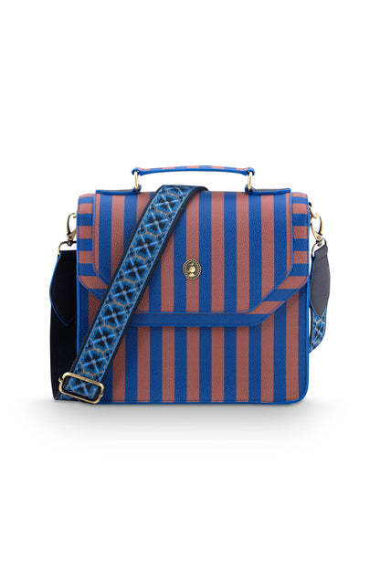 Frances Cross Body Bag Medium Stripe 25x9x21.5cm