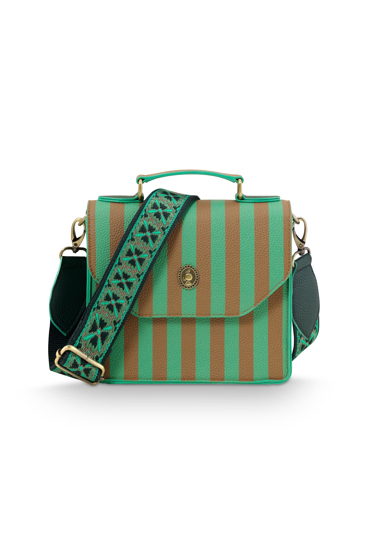Frances Cross Body Bag Small Stripe 19x7x17.5cm