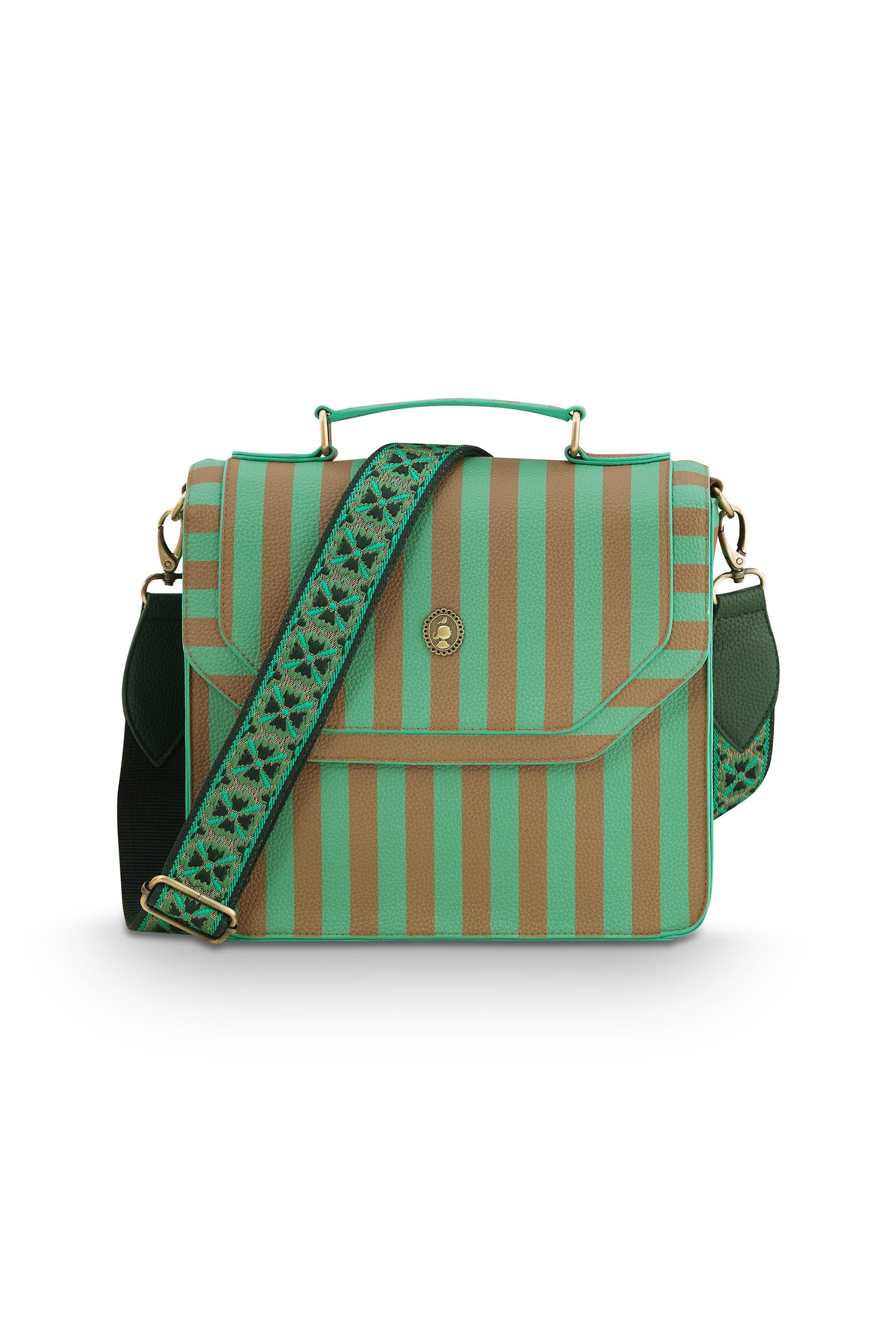 Frances Cross Body Bag Medium Stripe 25x9x21.5cm