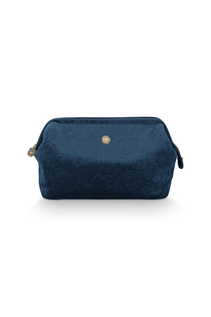 Cosmetic Purse Extra Large Velvet Quilted 30x13.8x20.7cm