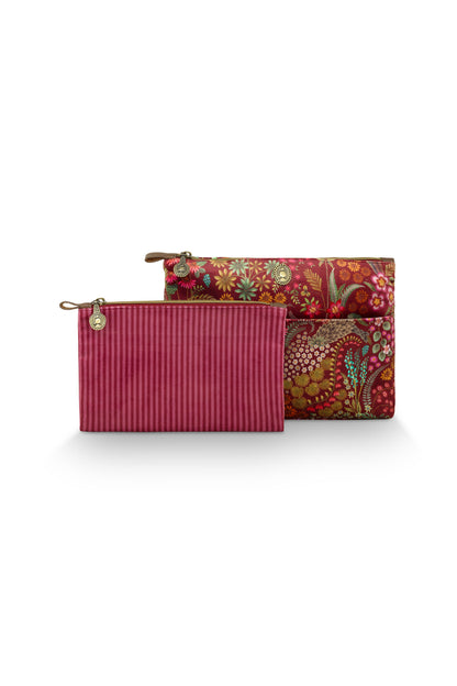 Caryn Cosmetic Bag Combi Querida Velvet 26x7.5x18cm/22x1x13cm