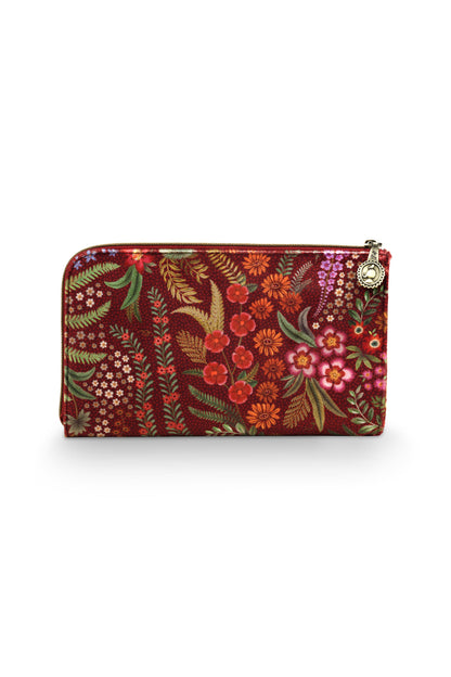 Cloe Cosmetic Zipper Pouch Querida Velvet 21x3.5x12.5cm