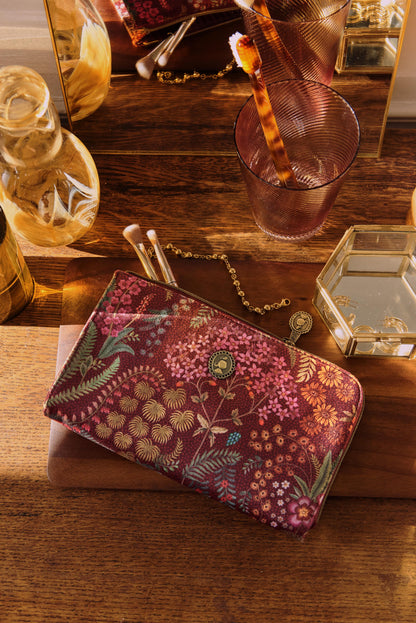 Cloe Cosmetic Zipper Pouch Querida Velvet 21x3.5x12.5cm