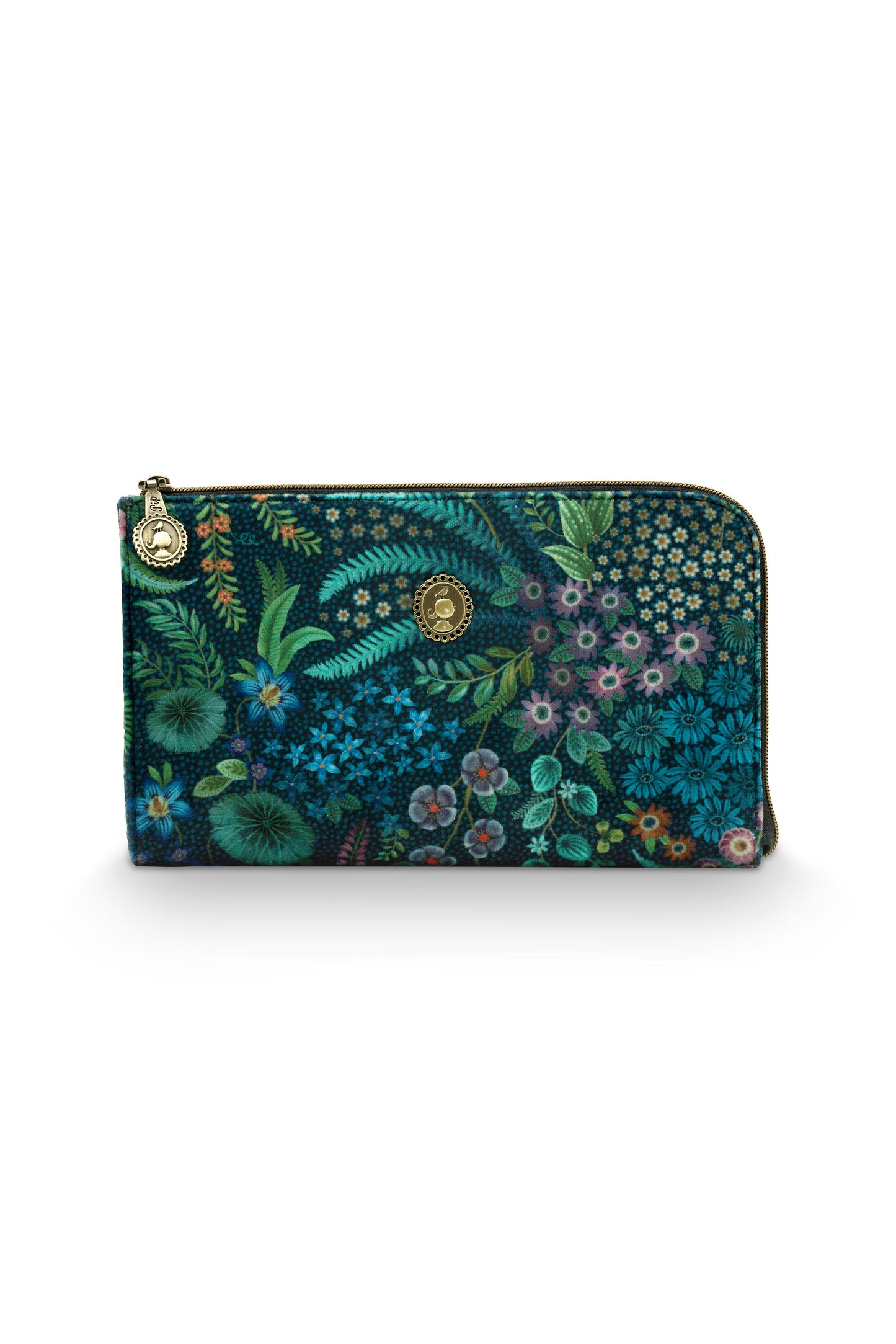 Cloe Cosmetic Zipper Pouch Querida Velvet 21x3.5x12.5cm