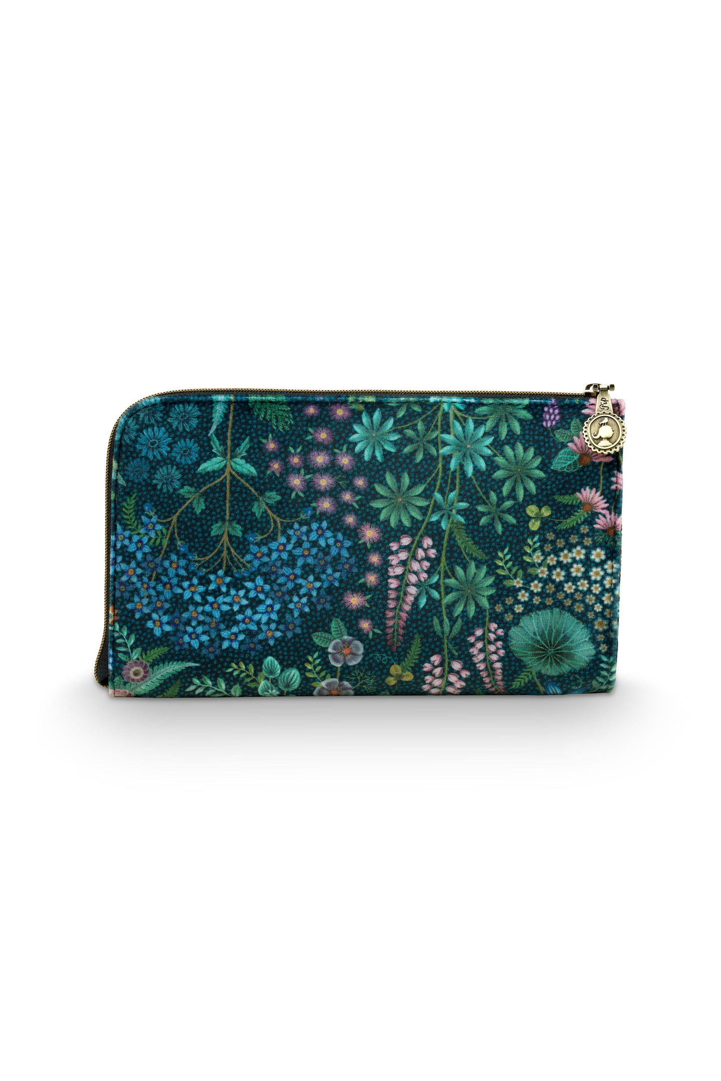 Cloe Cosmetic Zipper Pouch Querida Velvet 21x3.5x12.5cm