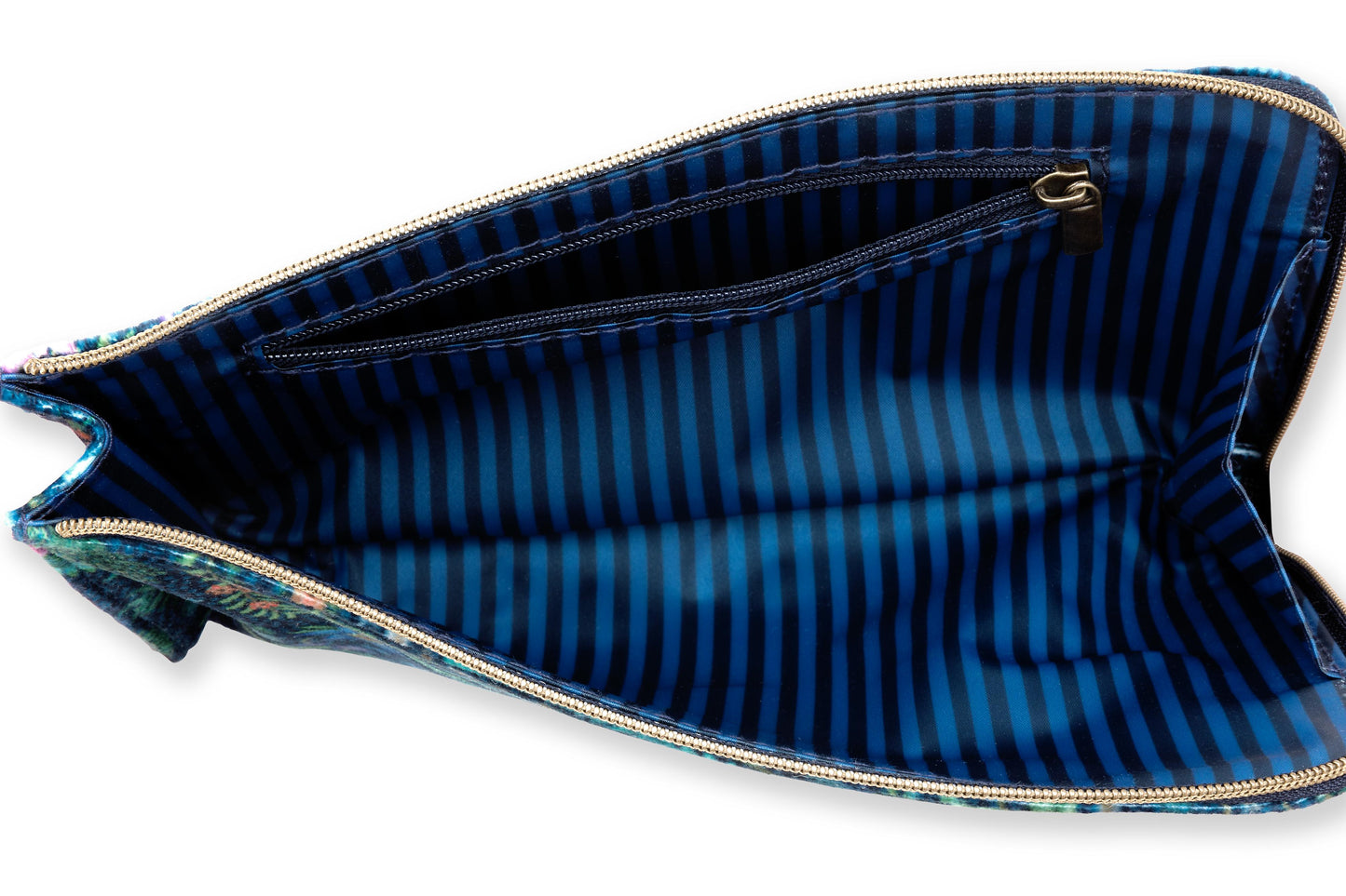 Cloe Cosmetic Zipper Pouch Querida Velvet 21x3.5x12.5cm