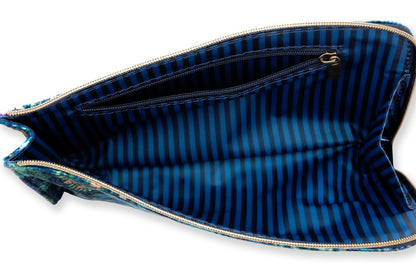 Cloe Cosmetic Zipper Pouch Querida Velvet 21x3.5x12.5cm