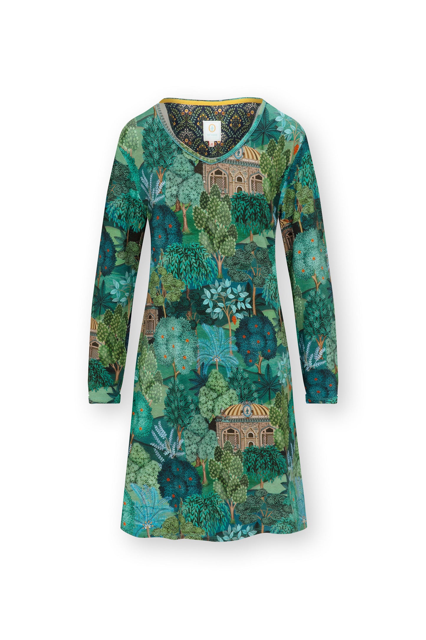 Dana Long Sleeve Nightdress Jardin de Noche