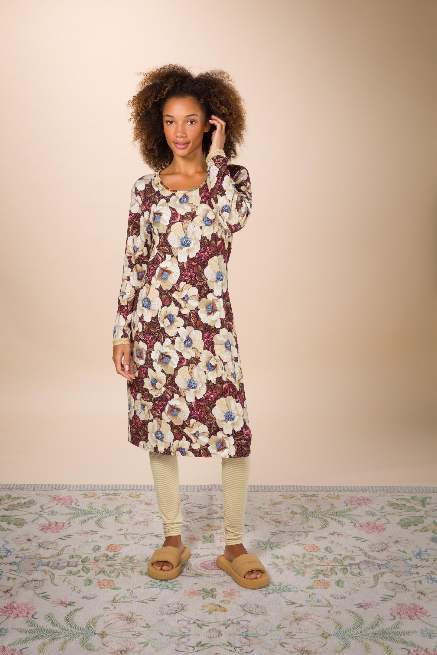 Destiny Long Sleeve Nightdress Rosita