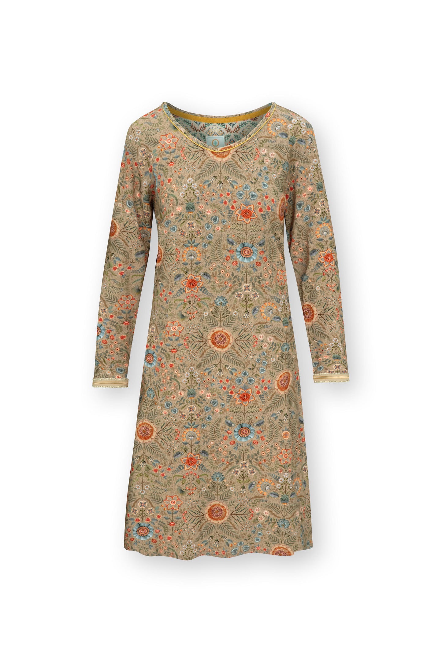 Danai Long Sleeve Nightdress Flore Pequeña