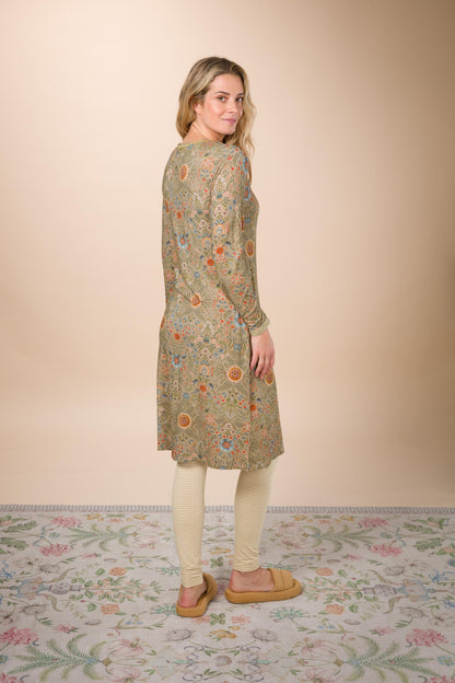 Danai Long Sleeve Nightdress Flore Pequeña