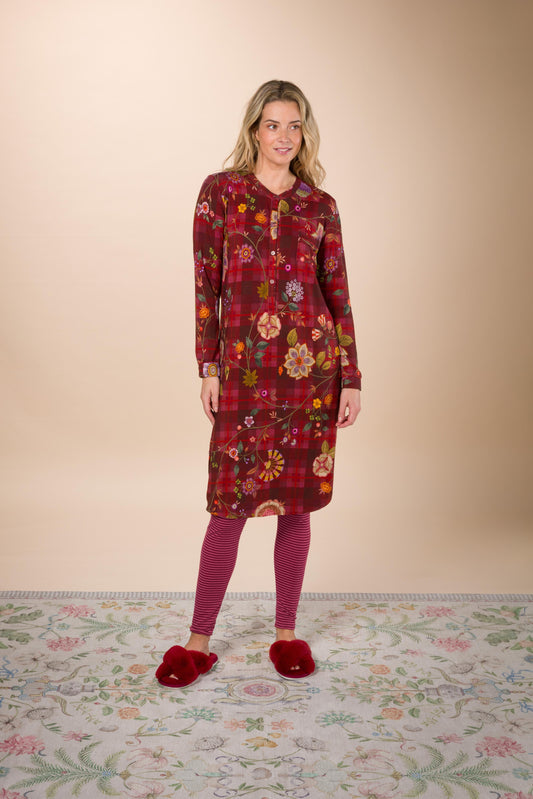 Diogo Long Sleeve Nightdress Flores Felices